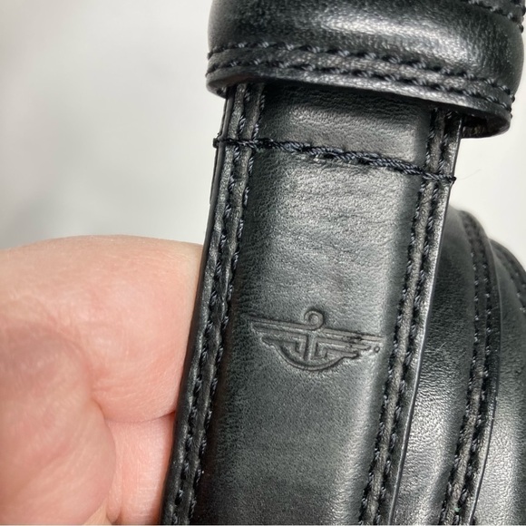 Dockers full grain leather black belt size 38 - Picture 2 of 6